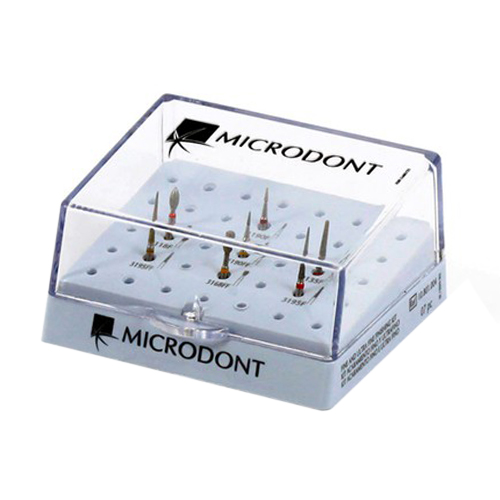 kit fresas diamante microdont plastico