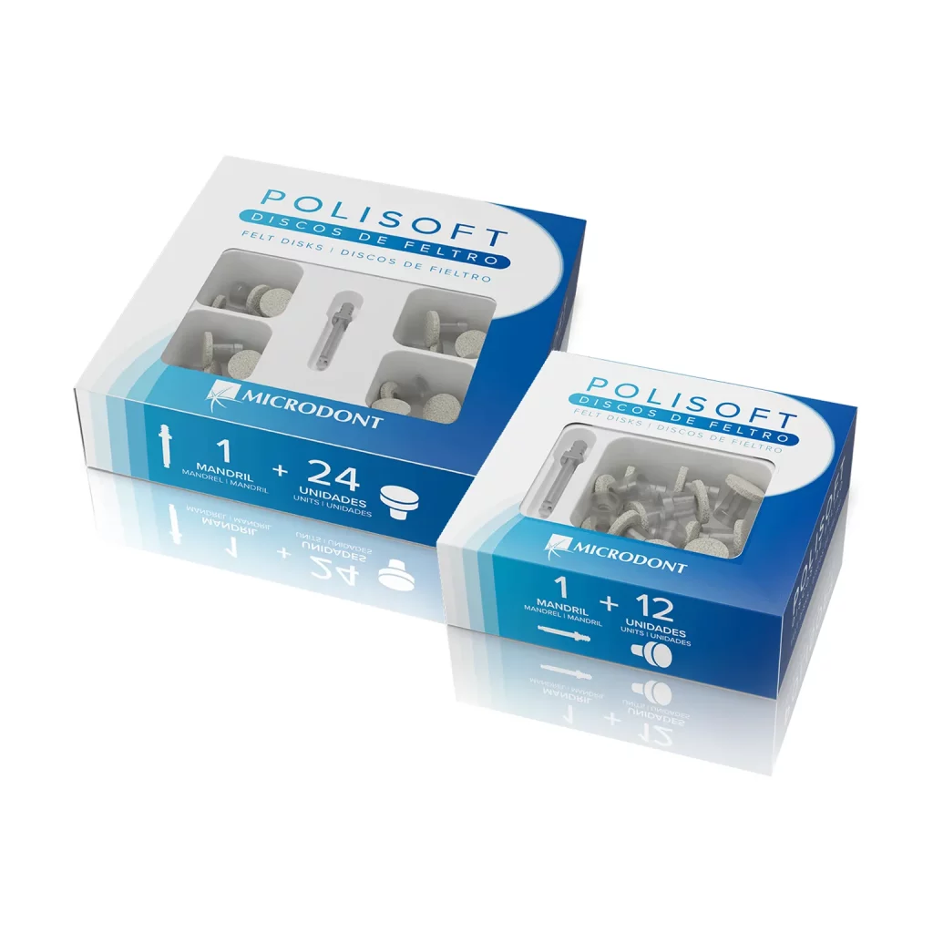 Polisoft Reference Discos de Feltro Impregnado - Microdont